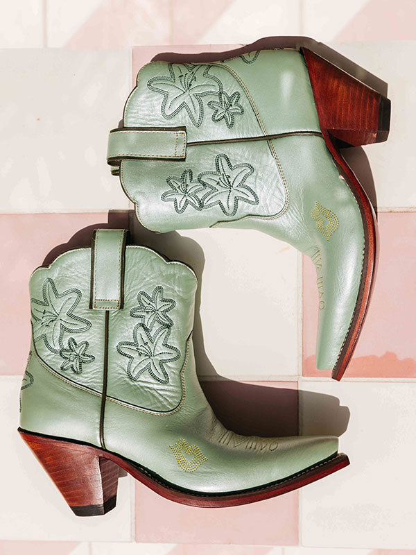 Bliss Boot Misty Green Women’s Cowboy Boots | Besita Boots