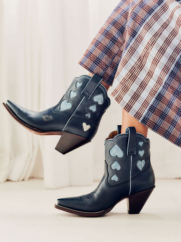 Lady Luck Boot - Blue Jean | Women's Cowboy Boots | Besita Boots