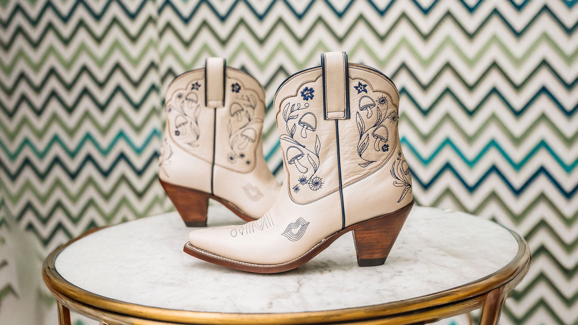 Mystical Boot Mushroom Women’s Cowboy Boots | Besita Boots