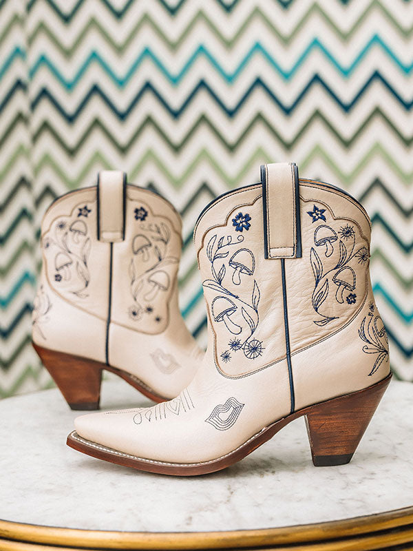 Mystical Boot Mushroom Women’s Cowboy Boots | Besita Boots