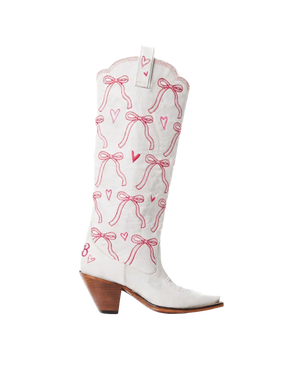 Barbie Chic - White/Pink | Women's Cowboy Boots | Besita Boots