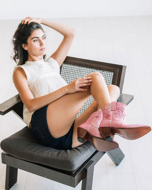 Bliss Boot Metallic Raspberry/Fuschia Women’s Cowboy Boots | Besita Boots