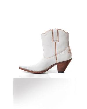 Bliss Boot White/Apricot Women’s Cowboy Boots | Besita Boots