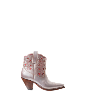 Bright Boot Metallic Rose Gold/Fuschia Women’s Cowboy Boots | Besita Boots