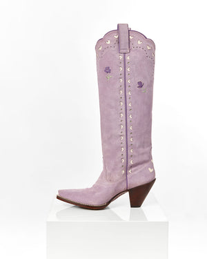 Flora Boot - Lavender | Women's Cowboy Boots | Besita Boots