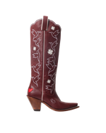 Honey Boot Wine/White Women’s Cowboy Boots | Besita Boots