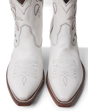 Mystical Boot White/Black Women’s Cowboy Boots | Besita Boots
