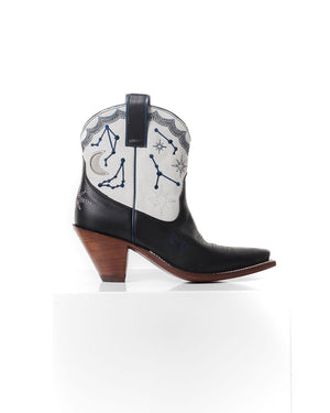 Starlet Boot Black/White Women’s Cowboy Boots | Besita Boots