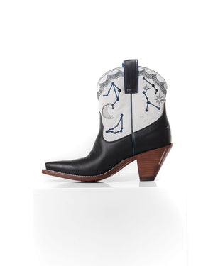 Starlet Boot Black/White Women’s Cowboy Boots | Besita Boots
