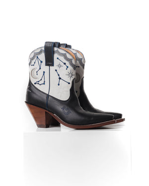 Starlet Boot Black/White Women’s Cowboy Boots | Besita Boots