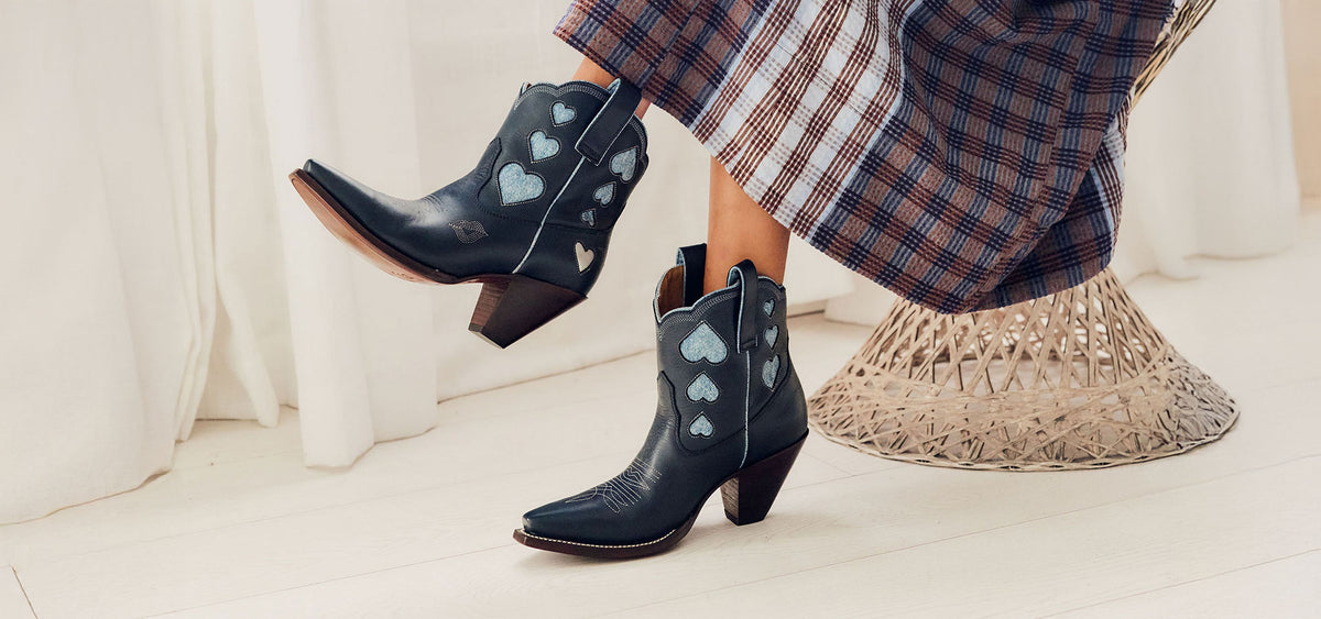 Lady Luck - Blue Jean | Women's Cowboy Boots | Besita Boots