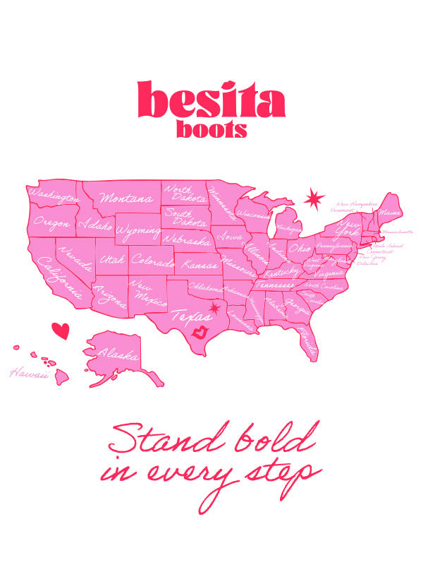 Besita IRL Map | Besita Boots