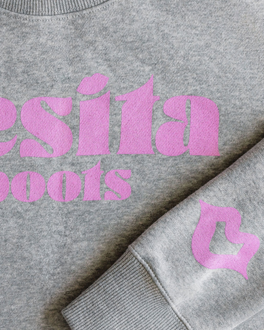 Sweatshirt Grey Women’s Cowboy Boots | Besita Boots