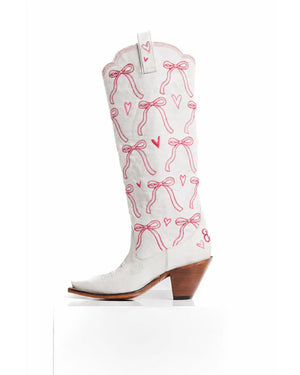 Barbie Chic - White/Pink | Women's Cowboy Boots | Besita Boots