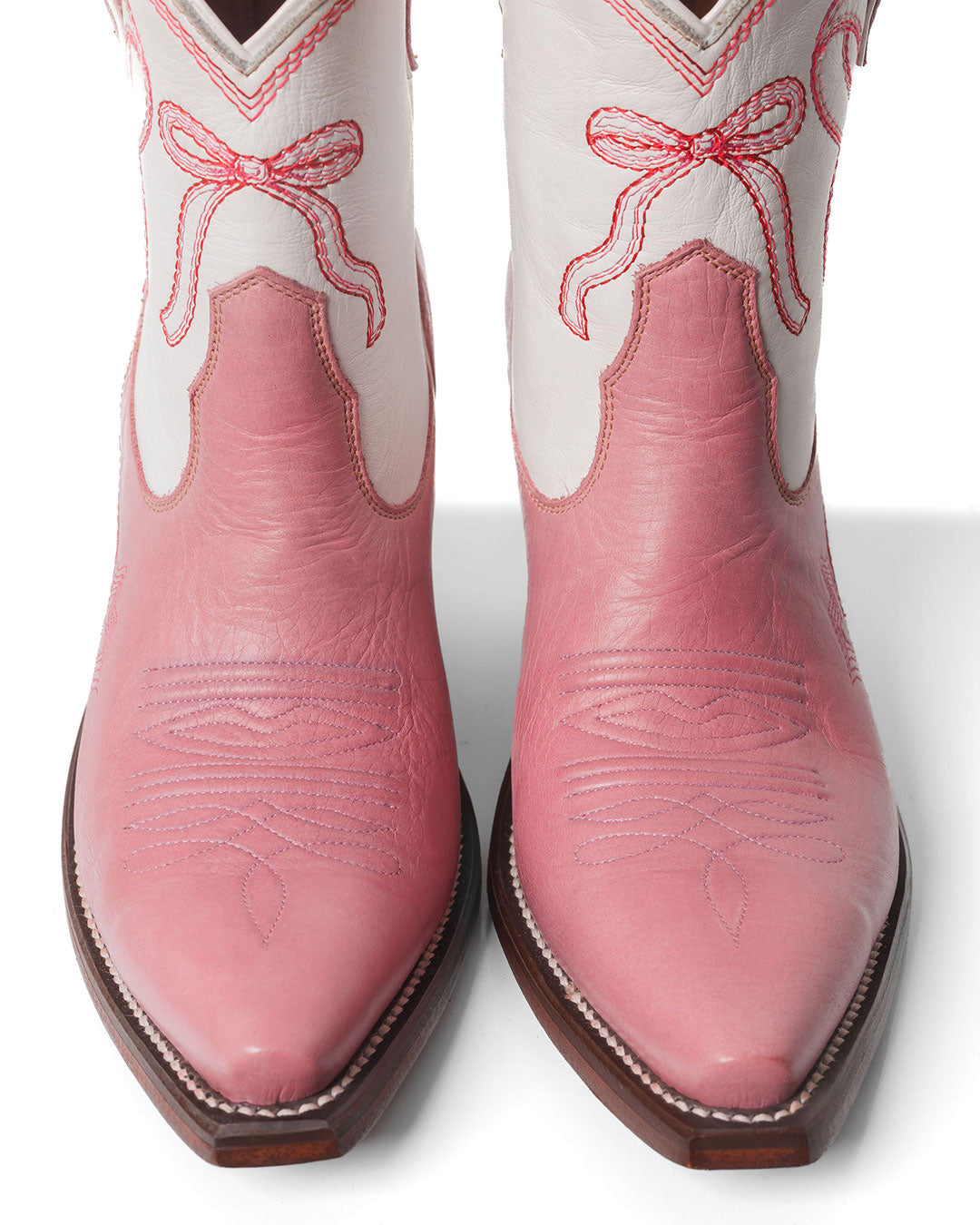 Barbie - Glam Pink/White | Women's Cowboy Boots | Besita Boots