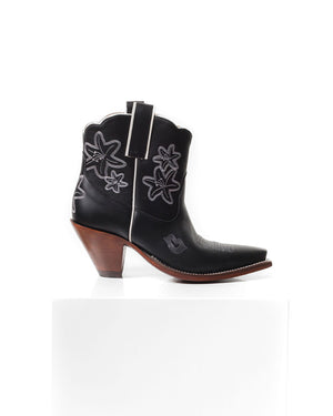 Bliss Boot Black/White Women’s Cowboy Boots | Besita Boots