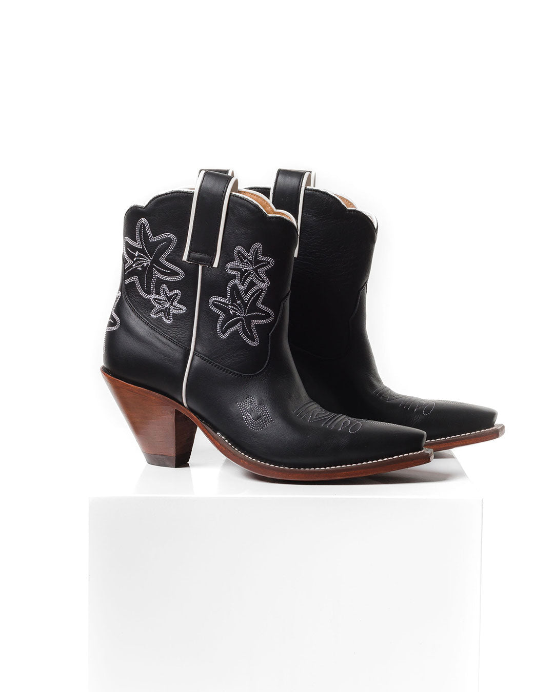 Bliss Boot Black/White Women’s Cowboy Boots | Besita Boots