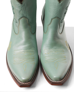 Bliss Boot Metallica Misty Green Women’s Cowboy Boots | Besita Boots