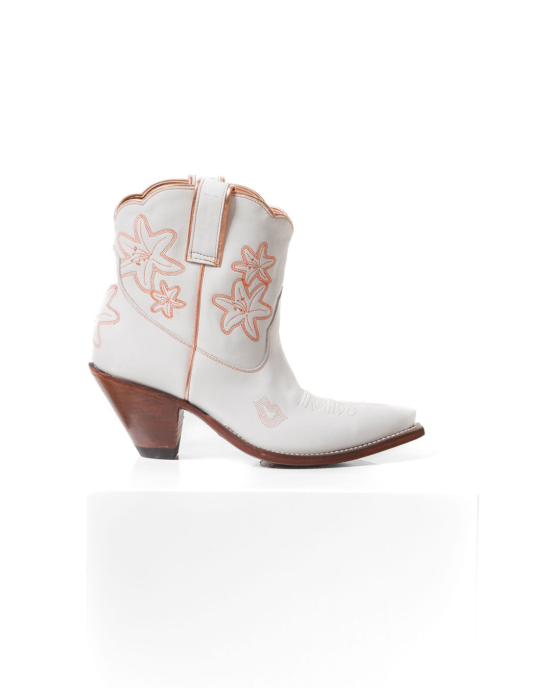 Bliss Boot White/Apricot Women’s Cowboy Boots | Besita Boots