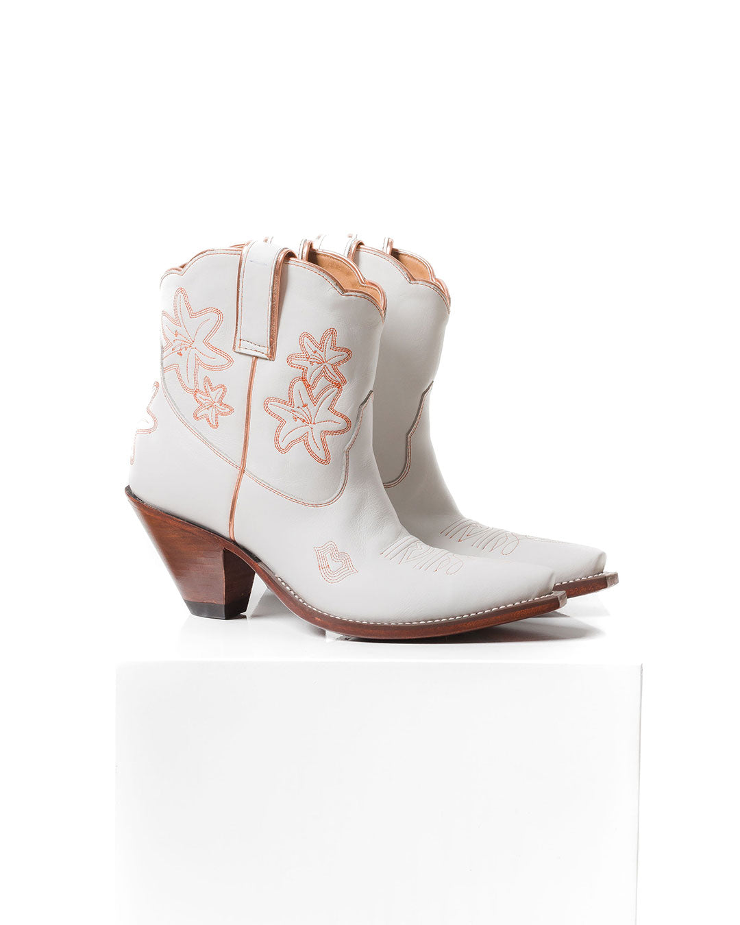 Bliss Boot White/Apricot Women’s Cowboy Boots | Besita Boots