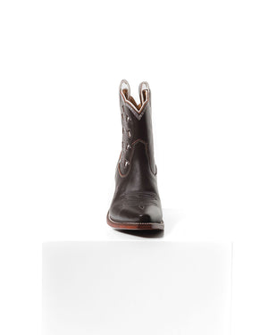 Bright Boot Chocolate/White Women’s Cowboy Boots | Besita Boots