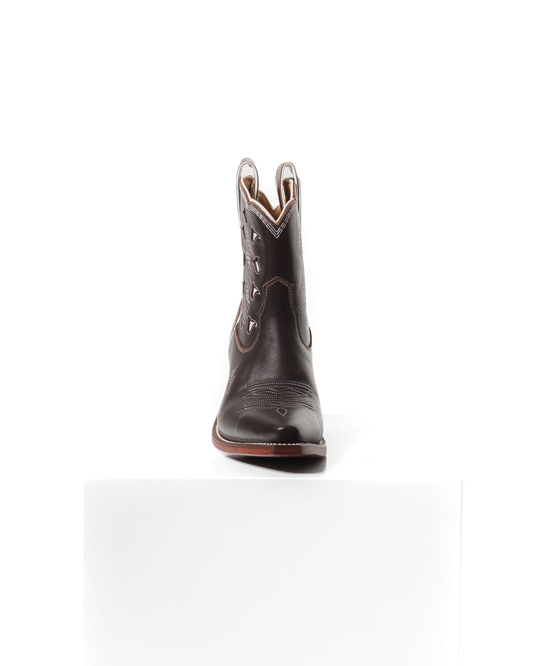 Bright Boot Chocolate/White Women’s Cowboy Boots | Besita Boots