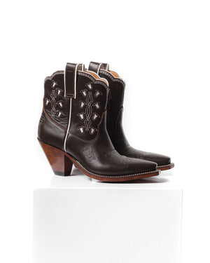 Bright Boot Chocolate/White Women’s Cowboy Boots | Besita Boots
