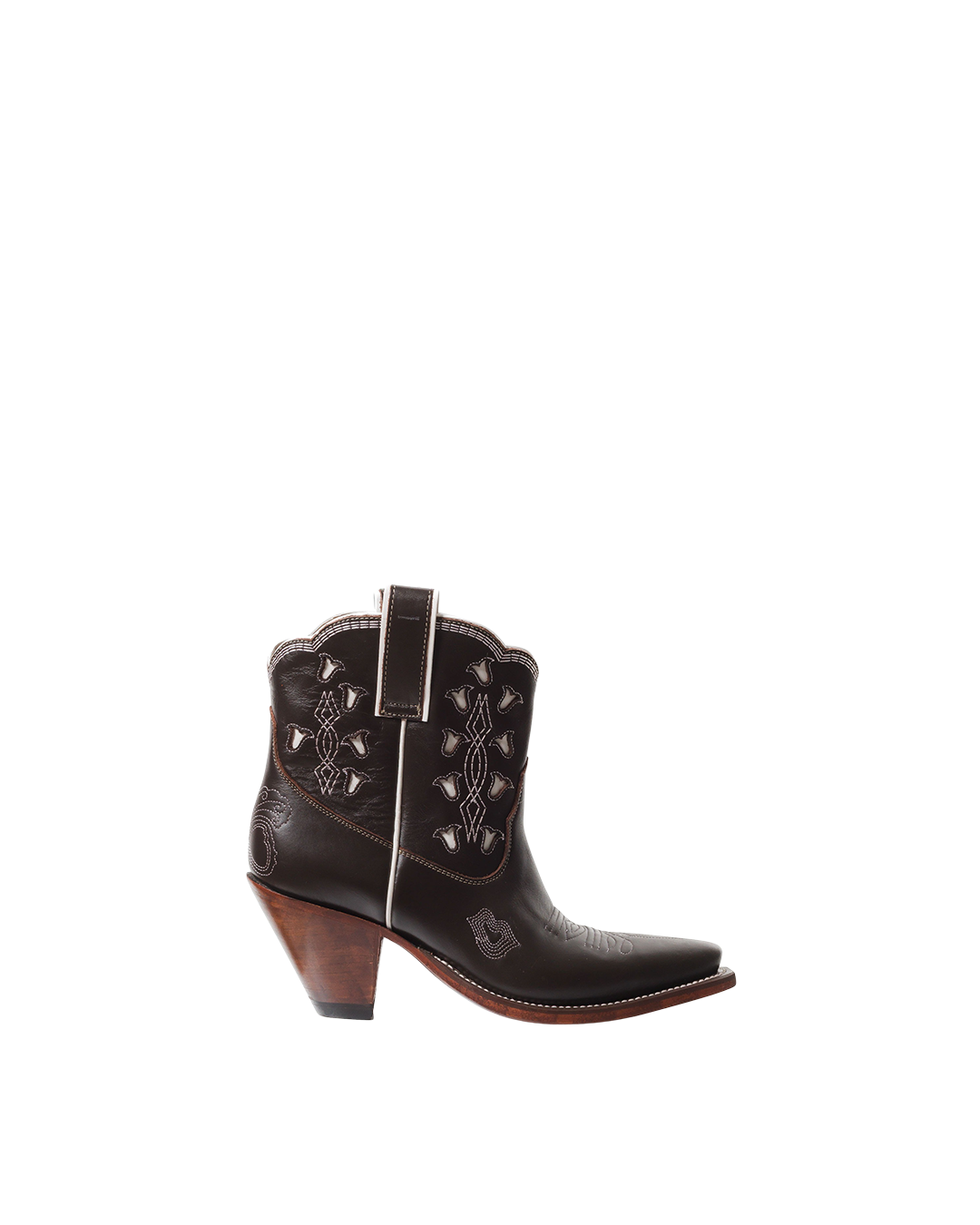 Bright Boot Chocolate/White Women’s Cowboy Boots | Besita Boots