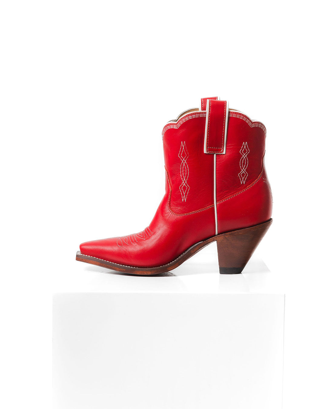Bright Boot Red/White Women’s Cowboy Boots | Besita Boots