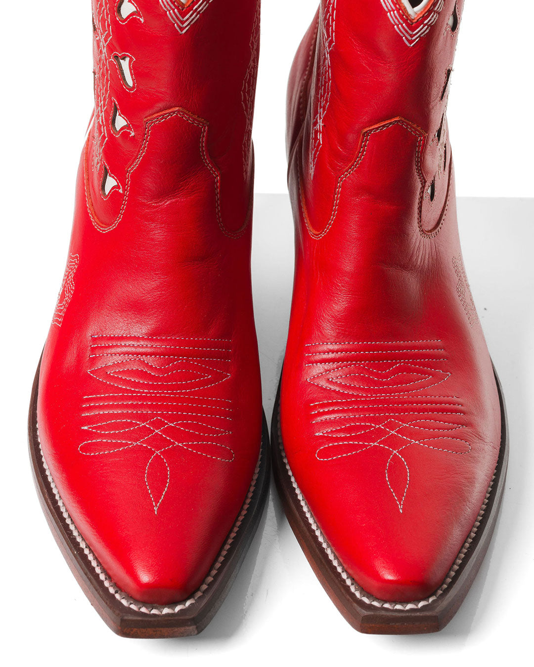 Bright Boot Red/White Women’s Cowboy Boots | Besita Boots