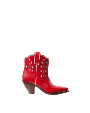 Bright Boot Red/White Women’s Cowboy Boots | Besita Boots