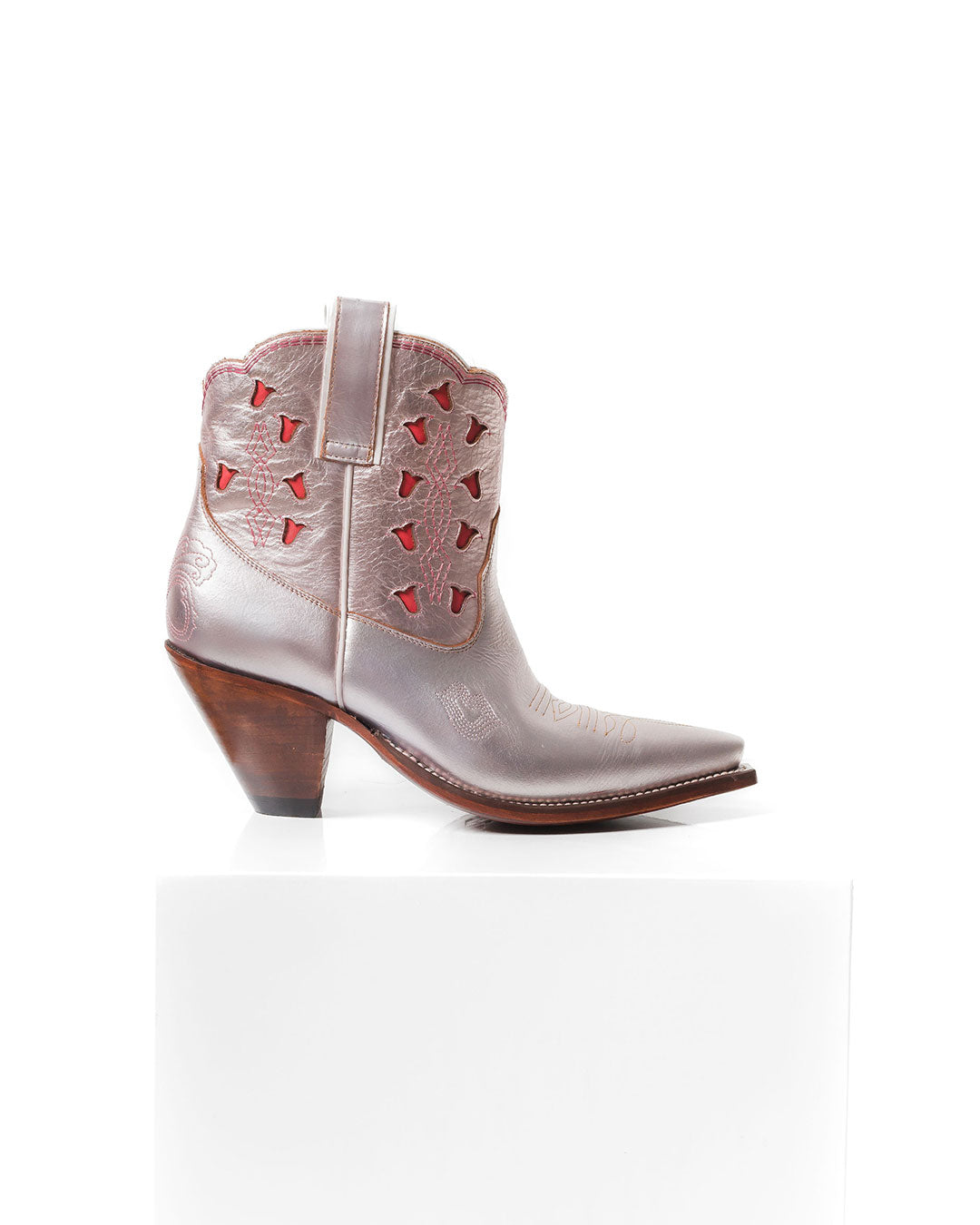 Bright Boot Metallic Rose Gold/Fuschia Women’s Cowboy Boots | Besita Boots