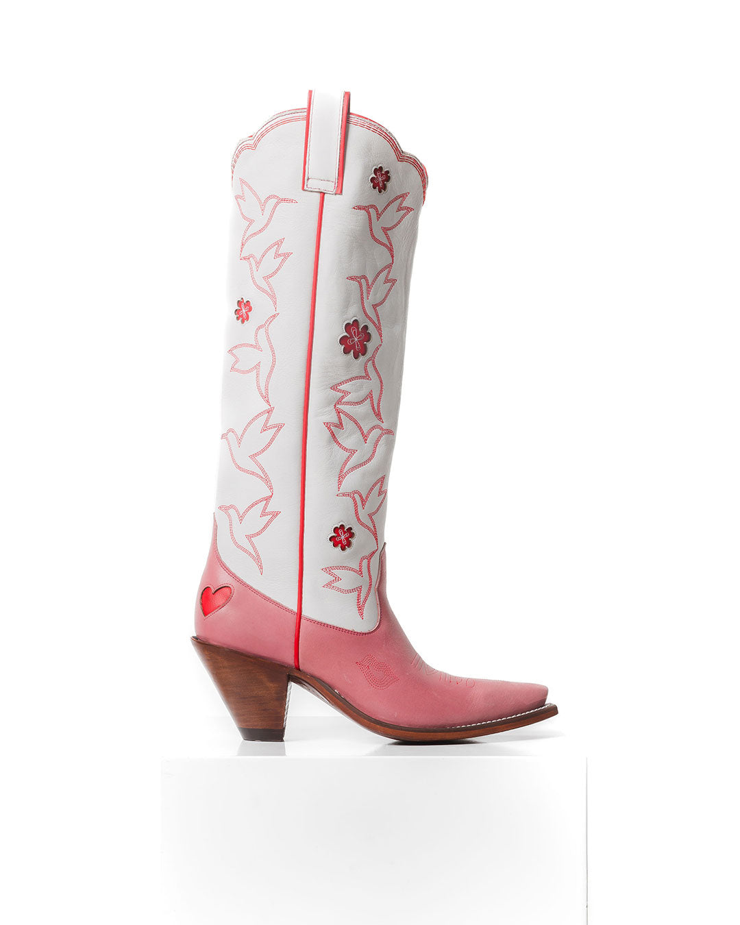 Honey Boot Rose/White/Red Women’s Cowboy Boots | Besita Boots
