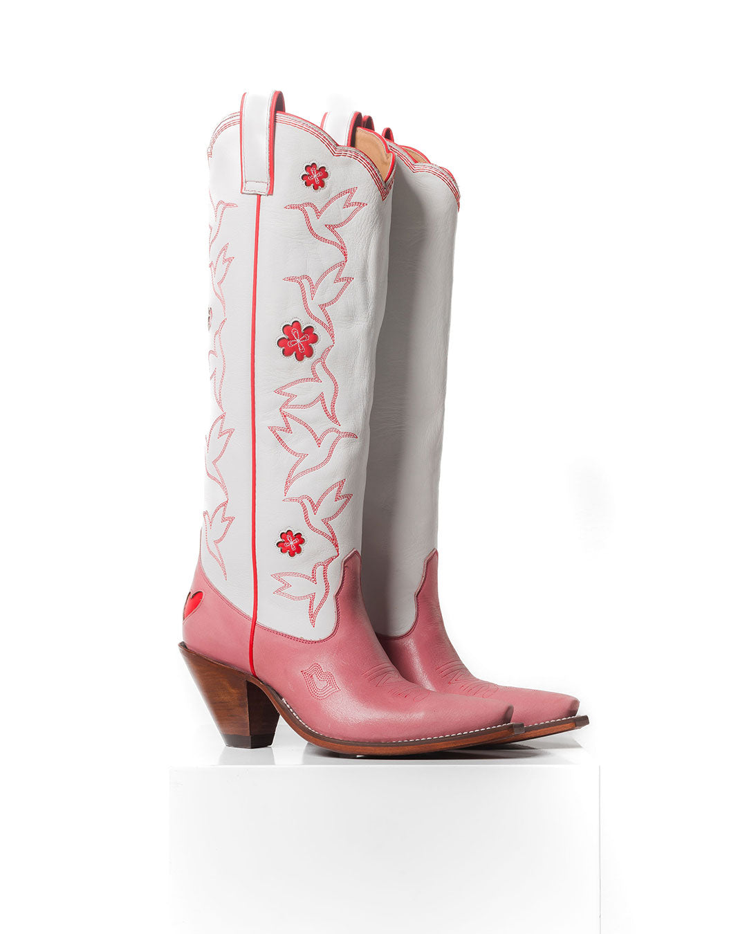 Honey Boot Rose/White/Red Women’s Cowboy Boots | Besita Boots