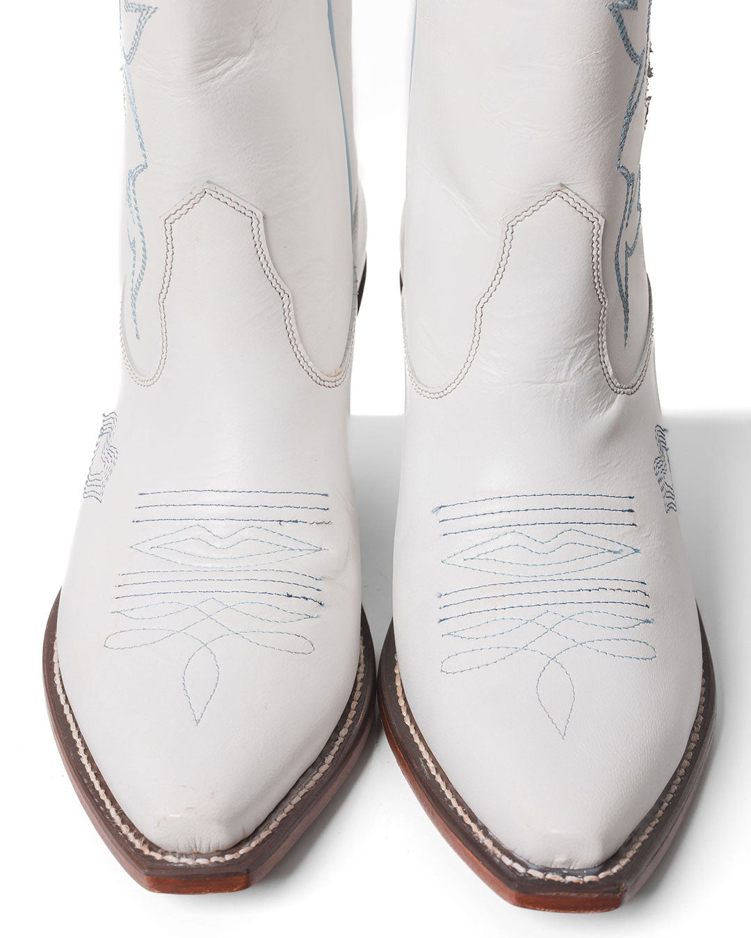 Honey Boot White/Iceblue Women’s Cowboy Boots | Besita Boots