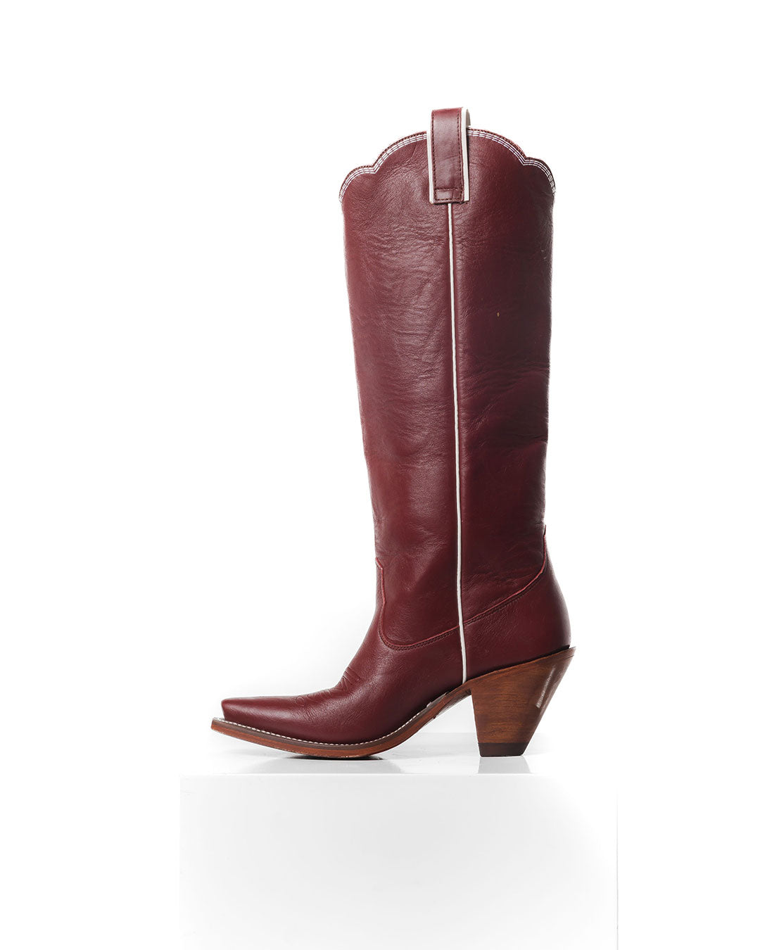 Honey Boot Wine/White Women’s Cowboy Boots | Besita Boots