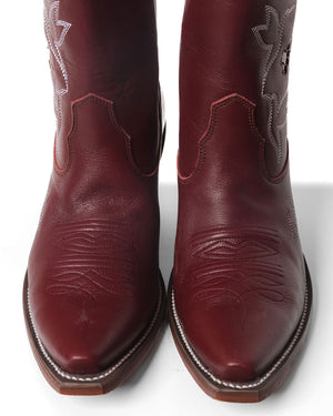 Honey Boot Wine/White Women’s Cowboy Boots | Besita Boots