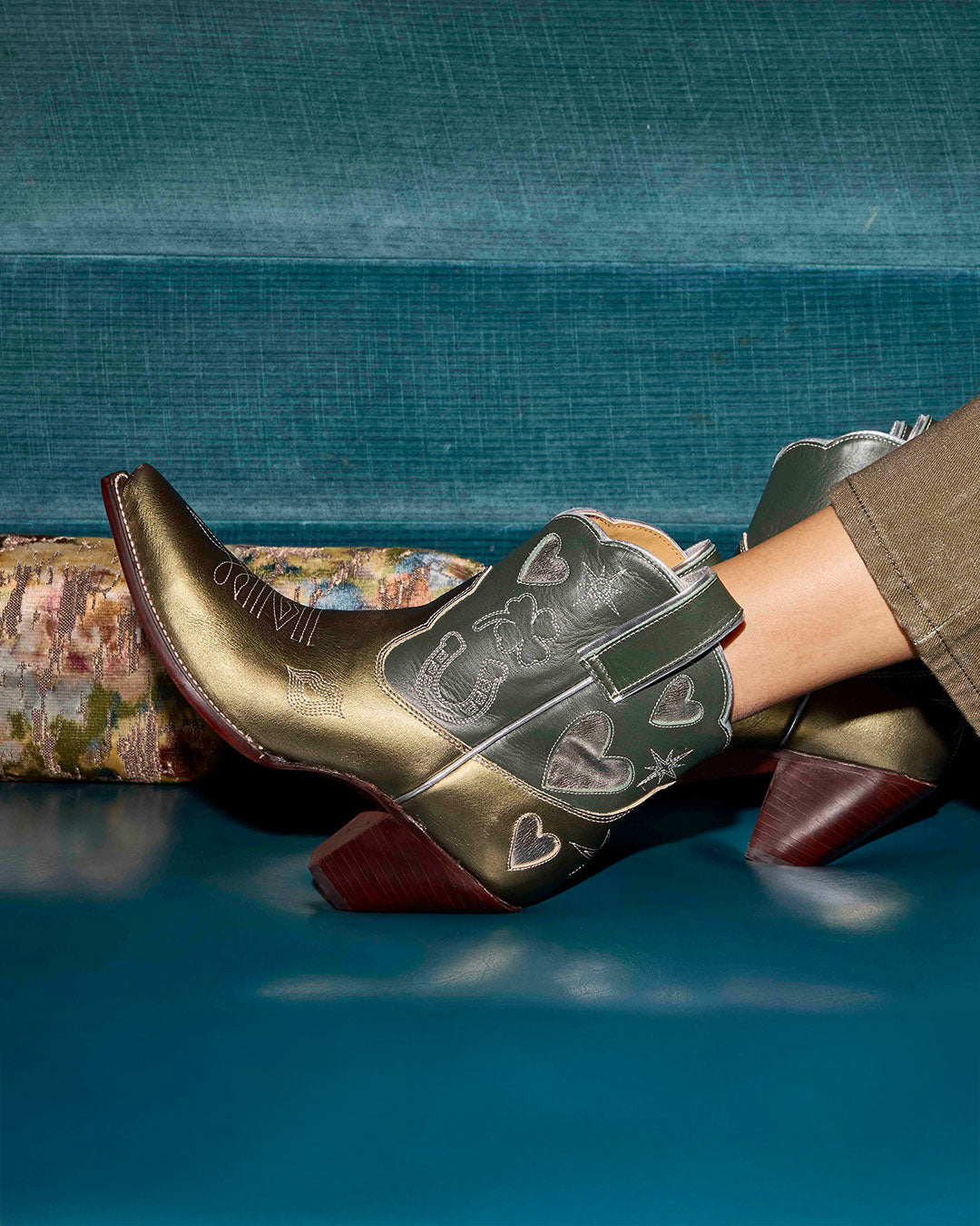 Lucky Boot - Olive | Women's Cowboy Boots | Besita Boots