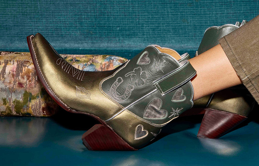 Lucky Boot - Olive/Forest Moss | Women's Cowboy Boots | Besita Boots
