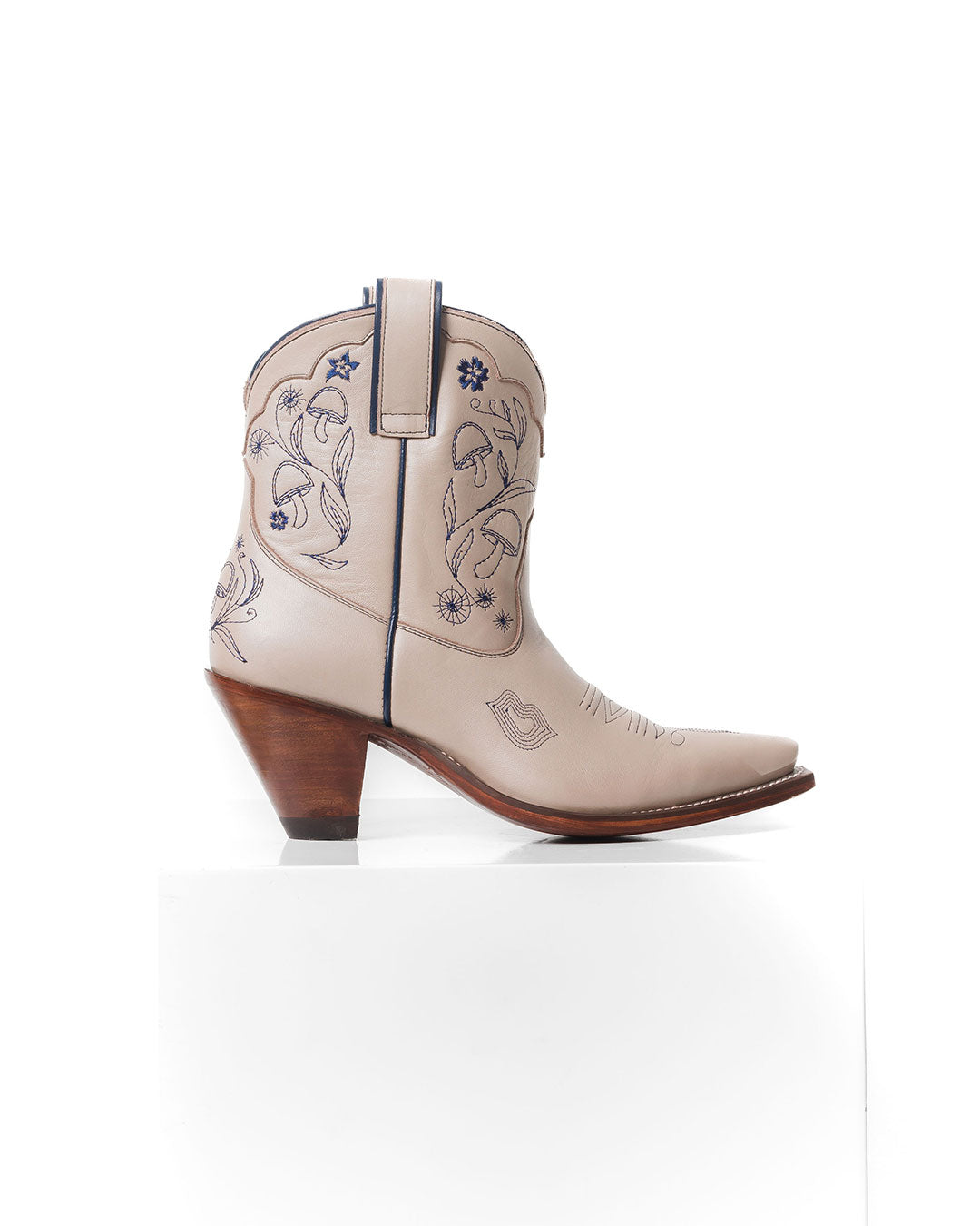 Mystical Boot Mushroom/Navy Women’s Cowboy Boots | Besita Boots