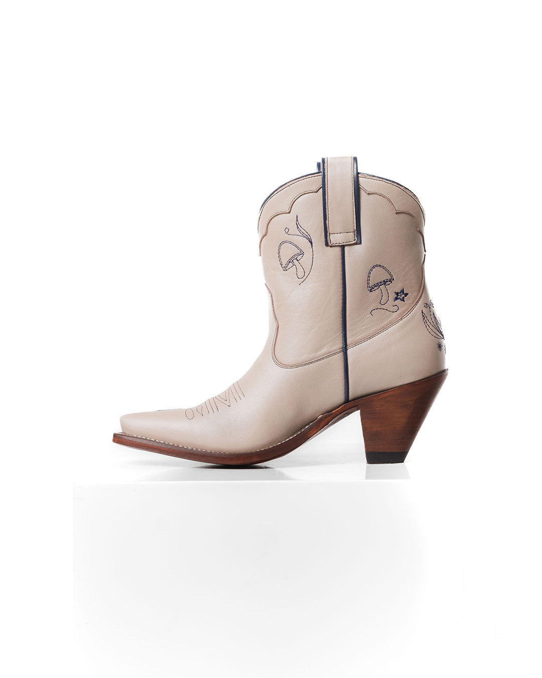 Mystical Boot Mushroom/Navy Women’s Cowboy Boots | Besita Boots