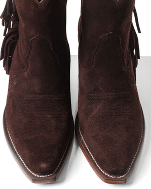 Spirit Boot Chocolate Suede Women’s Cowboy Boots | Besita Boots