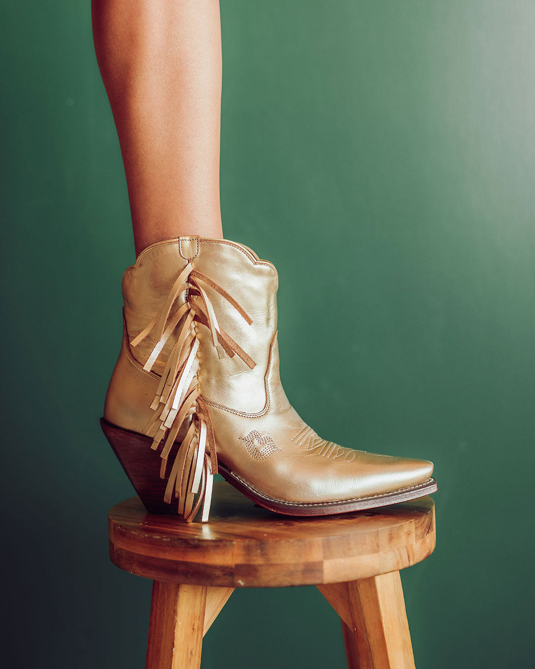Spirit Boot Metallic Gold Women’s Cowboy Boots | Besita Boots