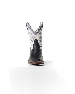 Starlet Boot Black/White  Women’s Cowboy Boots | Besita Boots
