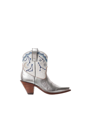 Starlet Boot Metallic Silver/White  Women’s Cowboy Boots | Besita Boots