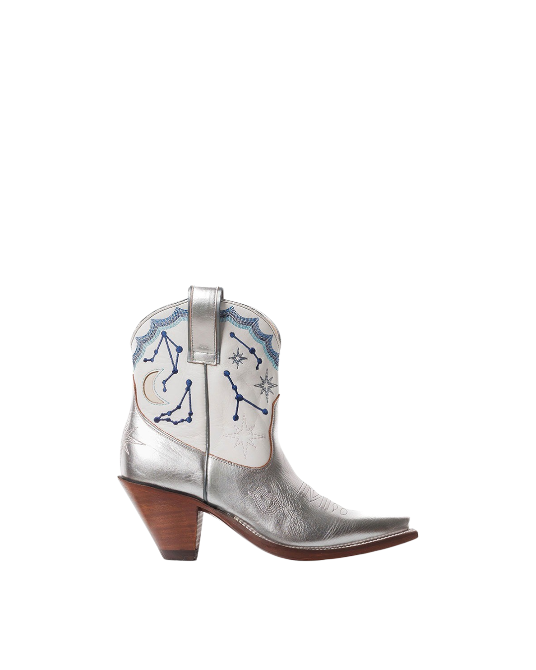 Starlet Boot Metallic Silver/White  Women’s Cowboy Boots | Besita Boots