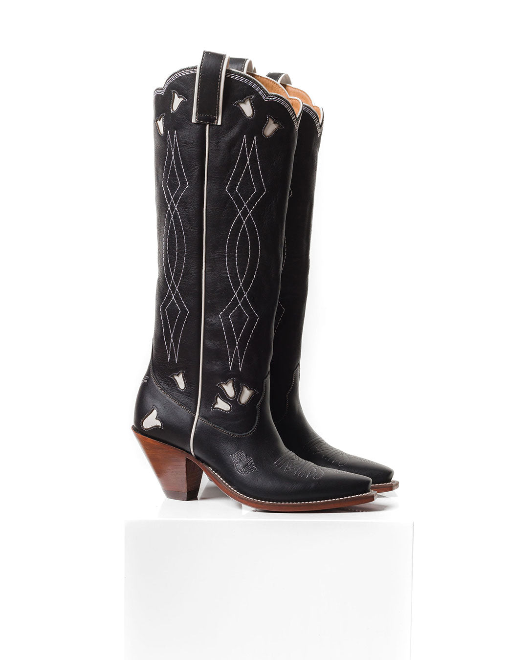 Sunny Boot Black/White Women’s Cowboy Boots | Besita Boots