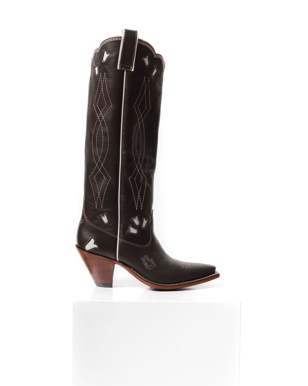 Sunny Boot Chocolate/White Women’s Cowboy Boots | Besita Boots