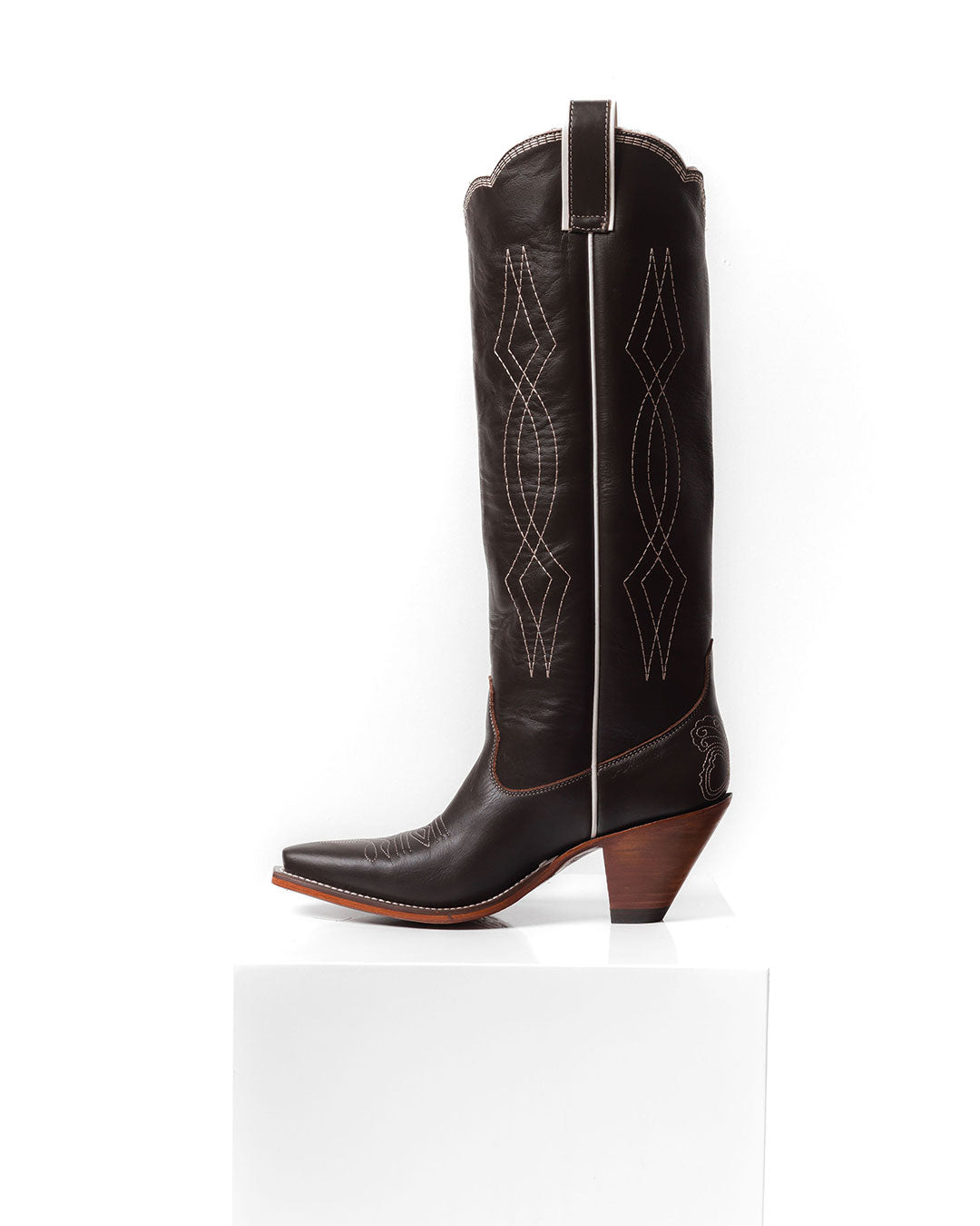 Sunny Boot Chocolate/White Women’s Cowboy Boots | Besita Boots