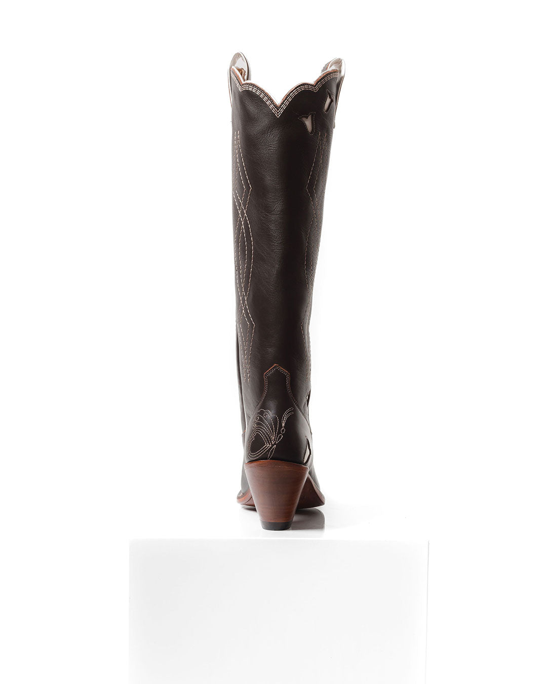 Sunny Boot Chocolate/White Women’s Cowboy Boots | Besita Boots
